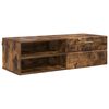 vidaXL Puidust kapp Suitsetatud tamm 100,5 x 39 x 30 cm Tehispuit