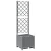 vidaXL v&otilde;rega taimekast, helehall, 40 x 40 x 136 cm, PP