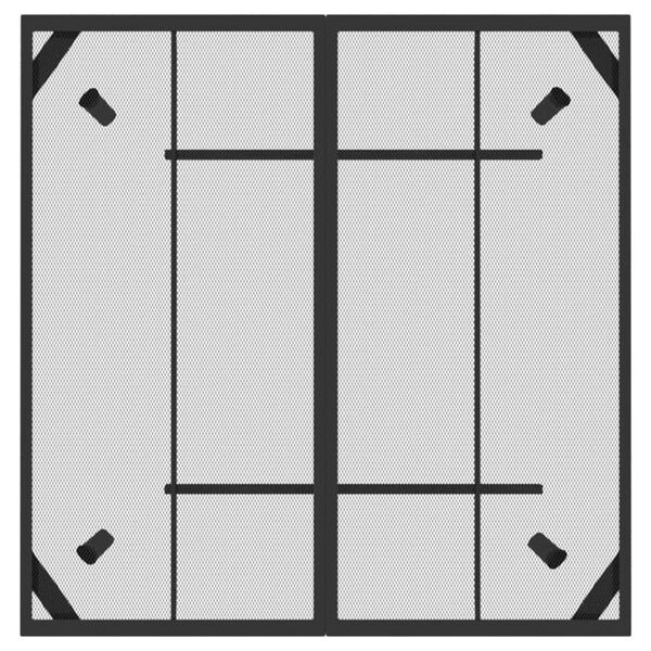 vidaXL aialaud, antratsiithall, 100 x 100 x 72 cm, terasvõrk