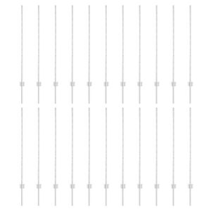 vidaXL Aiapost 22 pcs H&otilde;bedane 160 cm Teras