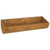 vidaXL seinale kinnitatav taimekast, 50x16x10 cm Corten teras