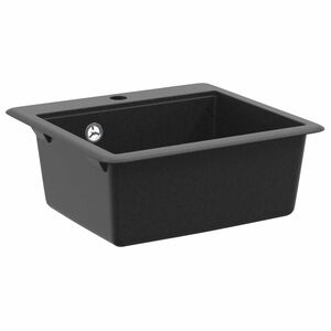 vidaXL Kraan Must 470 x 440 mm Graniit