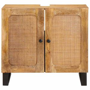 vidaXL Vannitoa kraanikausi kapp Pruun 62 x 33 x 58 cm Tugev mango puu