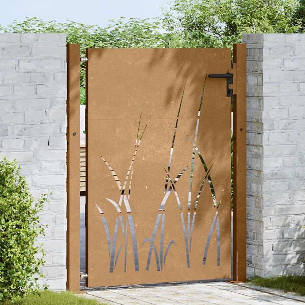 vidaXL aiav&auml;rav 100 x 150 cm corten terasest murukujundusega