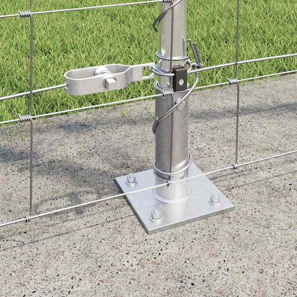 vidaXL Aiapost Galvaniseeritud 25 x 1,4 m Teras