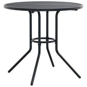 vidaXL &uuml;mmargune terrassilaud, antratsiithall, &Oslash;80 x 72,5 cm, teras