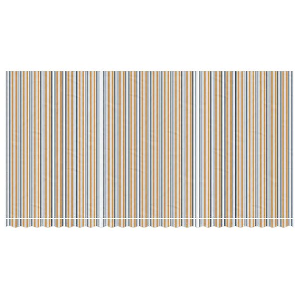 vidaXL varikatuse asenduskangas, mitmevärviline, triibuline, 6 x 3 m