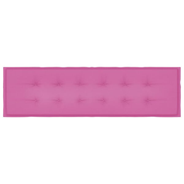 vidaXL Aia pingipadi Roosa 180 x 50 x 4 cm Oxfordi kangas