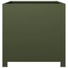 vidaXL aia taimekast, oliiviroheline, 50 x 50 x 50 cm, teras