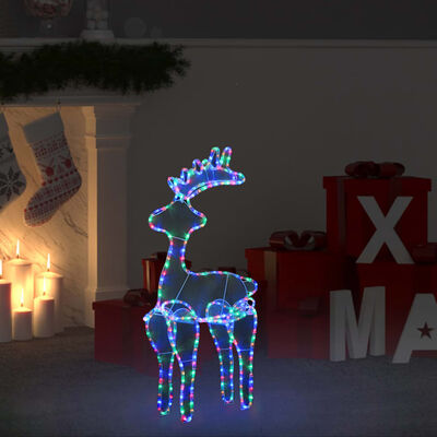 vidaXL jõulukaunistus võrguga, 306 LEDi, 60 x 24 x 89 cm