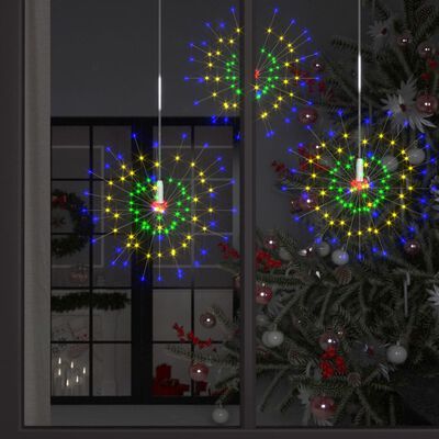 vidaXL õue ilutulestiku jõulutuled, värviline, 20 cm, 140 LEDi