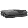 vidaXL Kaalu tekk Antratsiit 138 x 200 cm 6 kg 100% Puuvill 205T
