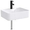 vidaXL Vannitoa pesu kauss Matt must 48,5 x 37,5 x 13 cm Metall