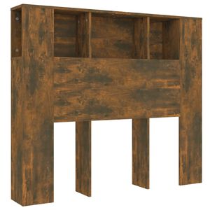 vidaXL peatsi kapp, suitsutatud tamm, 120x18,5x102,5 cm