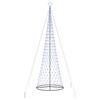 vidaXL LED j&otilde;ulupuu koos 455 LED-iga Sinine 184.5 cm Metall