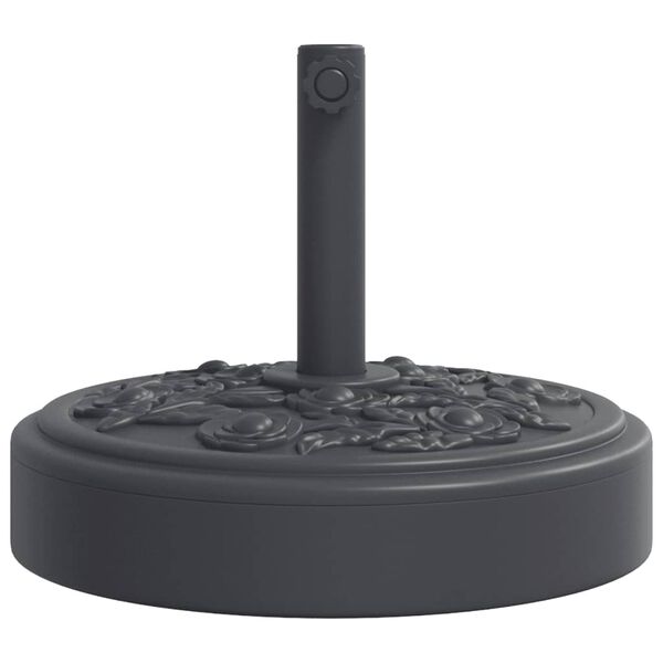 vidaXL päikesevarju alus, Ø38 / 48 mm postile, 25 kg, ümmargune