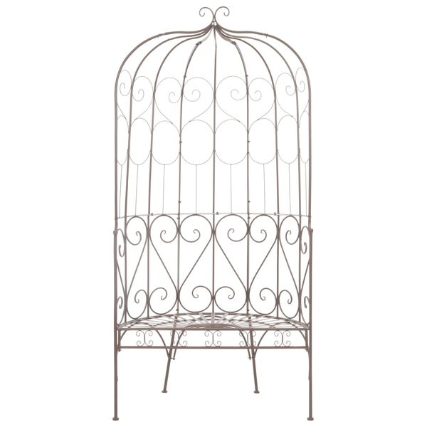 vidaXL aiapink, 95 cm, raud, antiikpruun