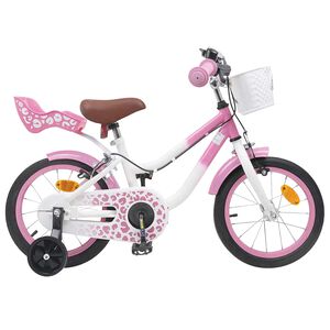 vidaXL Laste Bike Treeningratastega 12 Tolli 2-4 aastat vana