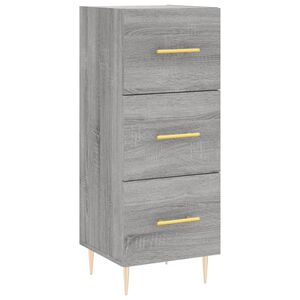 vidaXL puhvetkapp, hall Sonoma tamm, 34,5x34x90 cm, tehispuit