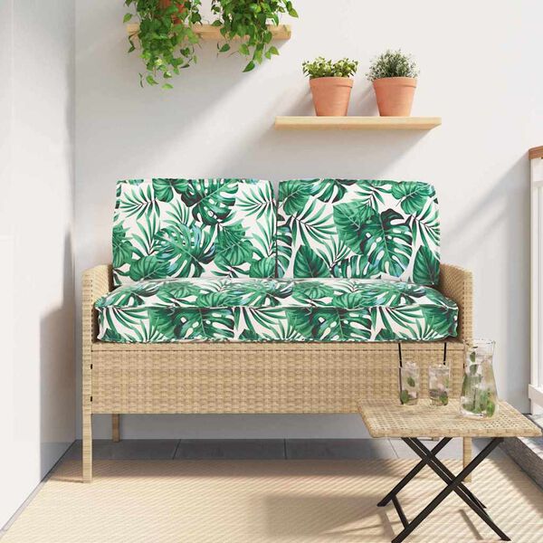 vidaXL Padjakomplekt Leht 3 pcs Lehe muster Oxfordi kangas