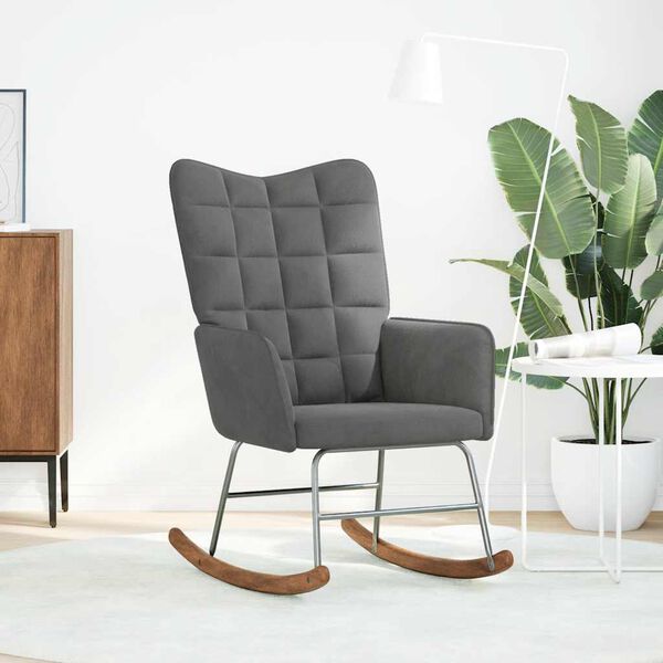 vidaXL kiiktool, tumehall, samet