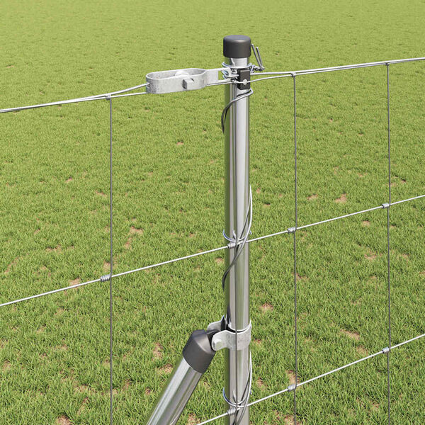 vidaXL Aiapost Galvaniseeritud 25 x 1,4 m Teras