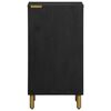 vidaXL puhvetkapp, must, 40x33x75 cm, tehispuit