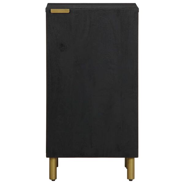 vidaXL puhvetkapp, must, 40x33x75 cm, tehispuit