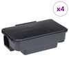 vidaXL hiirel&otilde;ksud 4 tk mustad 22 x 12,5 x 7,5 cm