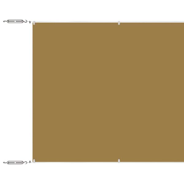 vidaXL vertikaalne varikatus, beež, 60 x 800 cm, Oxfordi kangas