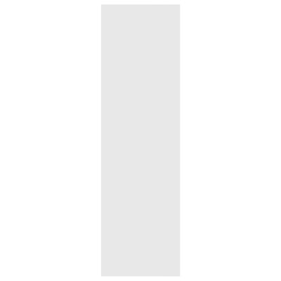 vidaXL raamaturiiul/ruumijagaja, kõrgläikega valge, 80x30x103 cm