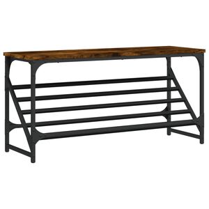 vidaXL kingariiul, suitsutatud tamm, 90 x 30 x 45 cm, tehispuit