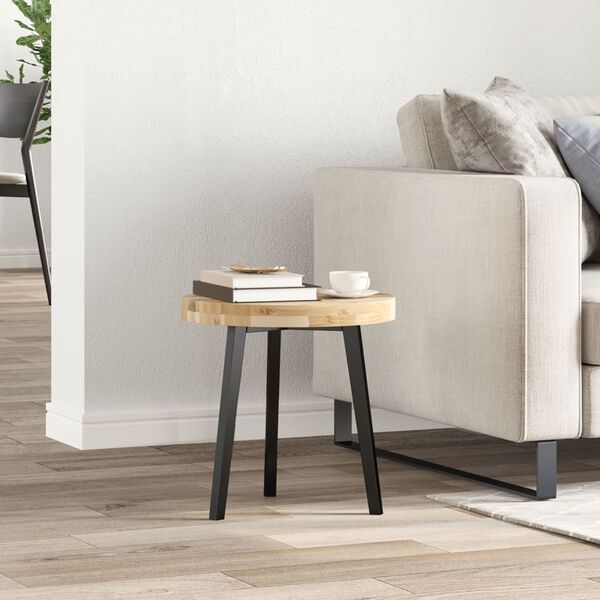 vidaXL &uuml;mmargune lauaplaat, &Oslash;40x4 cm, akaatsiapuit