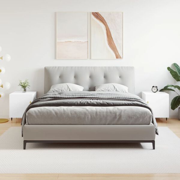 vidaXL &ouml;&ouml;kapid 2 tk, valge, 40 x 40 x 50 cm, tehispuit