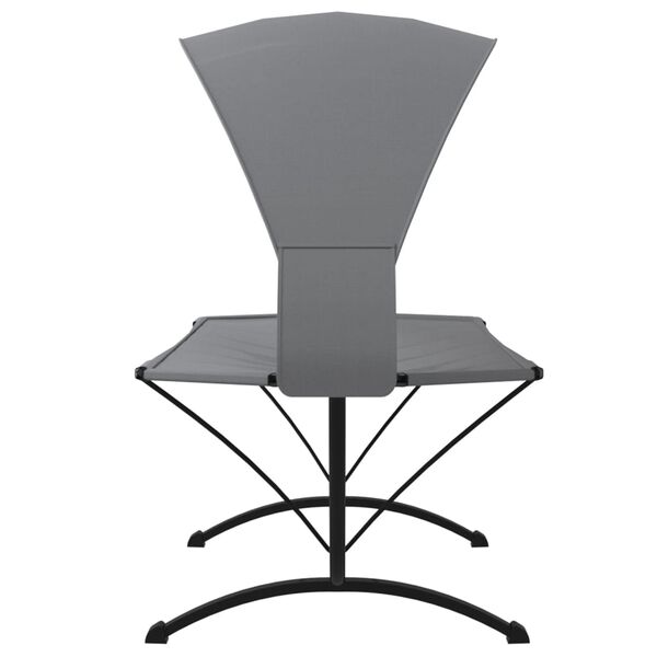 vidaXL lamamistool varikatusega, hall teras ja oxford-kangas