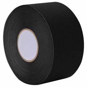 vidaXL Kunstmuru teip isekleepuv Must 10 x 0,05 cm Mitte-kootud kangas