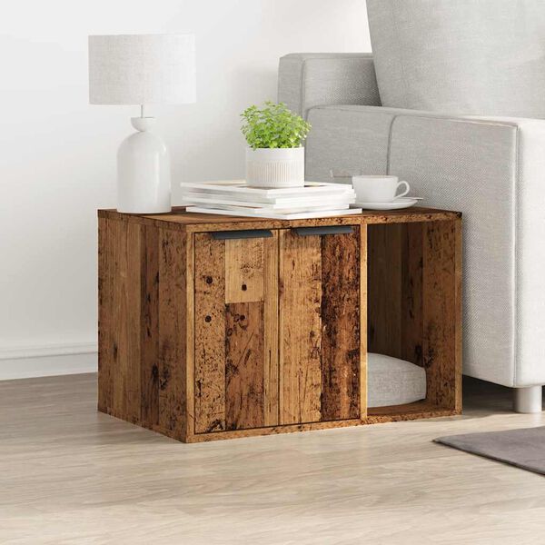 vidaXL kassi liivakast korpus, vana puit, 60x40x40 cm, tehispuit