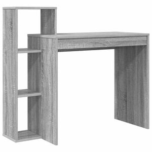 vidaXL Laud riiuliga Hall Sonoma 100 x 40 x 90 cm Tehispuit