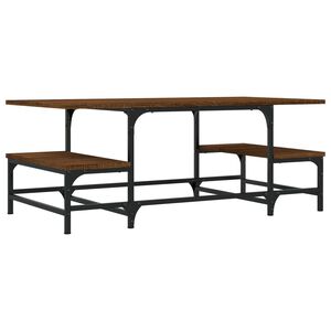 vidaXL kohvilaud, pruun tamm, 100 x 50,5 x 40 cm, tehispuit