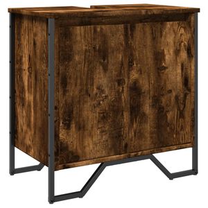 vidaXL valamukapp, suitsutatud tamm, 60x35x60 cm, tehispuit