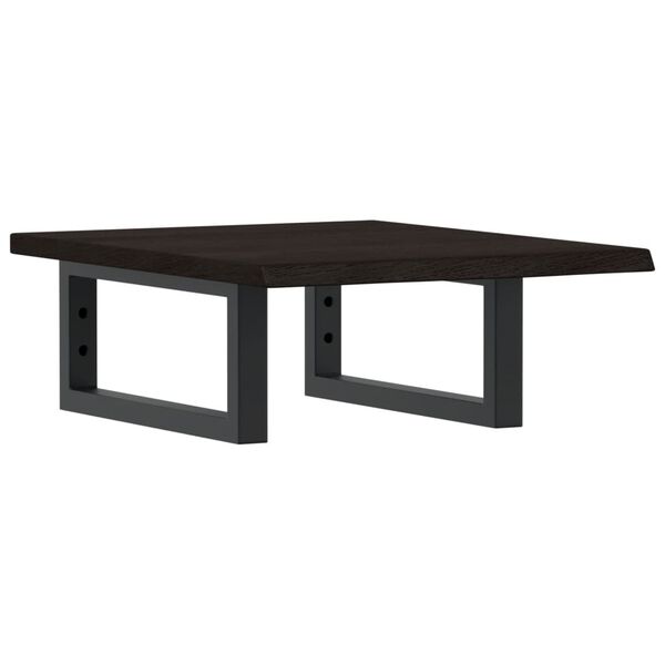 vidaXL seinale kinnitatav valamuriiul, teras ja tammepuit