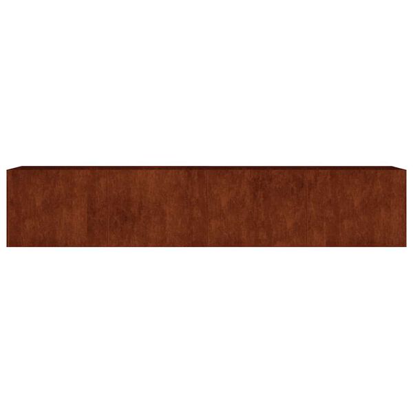 vidaXL taimekast, 200 x 40 x 40 cm, Corten-teras