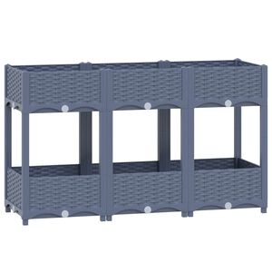 vidaXL taimekast 120x40x71 cm, pol&uuml;prop&uuml;leen