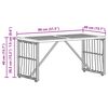 vidaXL V&auml;li Laua Hall 80 x 40 x 40 cm Terase ja pol&uuml; rattan