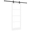 vidaXL Libisev uks ORKDAL Valge ja must 83 x 211 cm