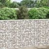 vidaXL gabioon-taimelava, tsingitud teras, 100 x 20 x 100 cm