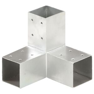 vidaXL posti&uuml;hendus Y-kujuline, tsingitud metall, 71 x 71 mm