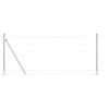 vidaXL Aiapost Galvaniseeritud 100 x 1 m Teras