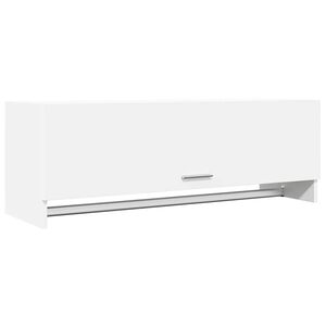vidaXL garderoob, valge 100x32,5x35 cm, tehispuit