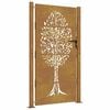 vidaXL aiav&auml;rav 100 x 175 cm corten terasest, puudisainiga